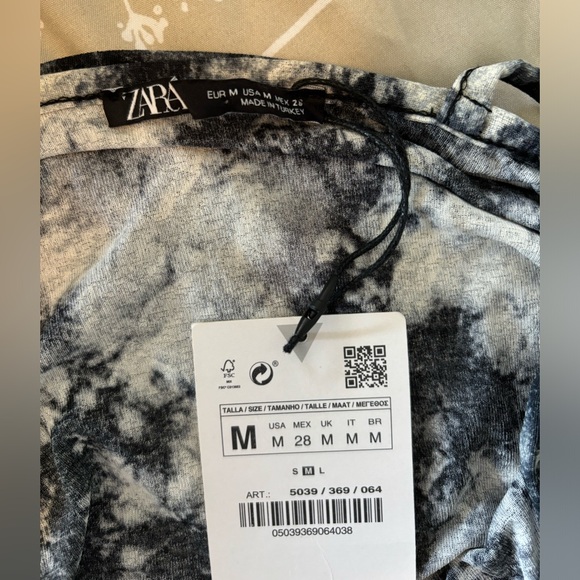 🆕 ZARA Tie Dye Ankle Dress - Picture 7 of 7